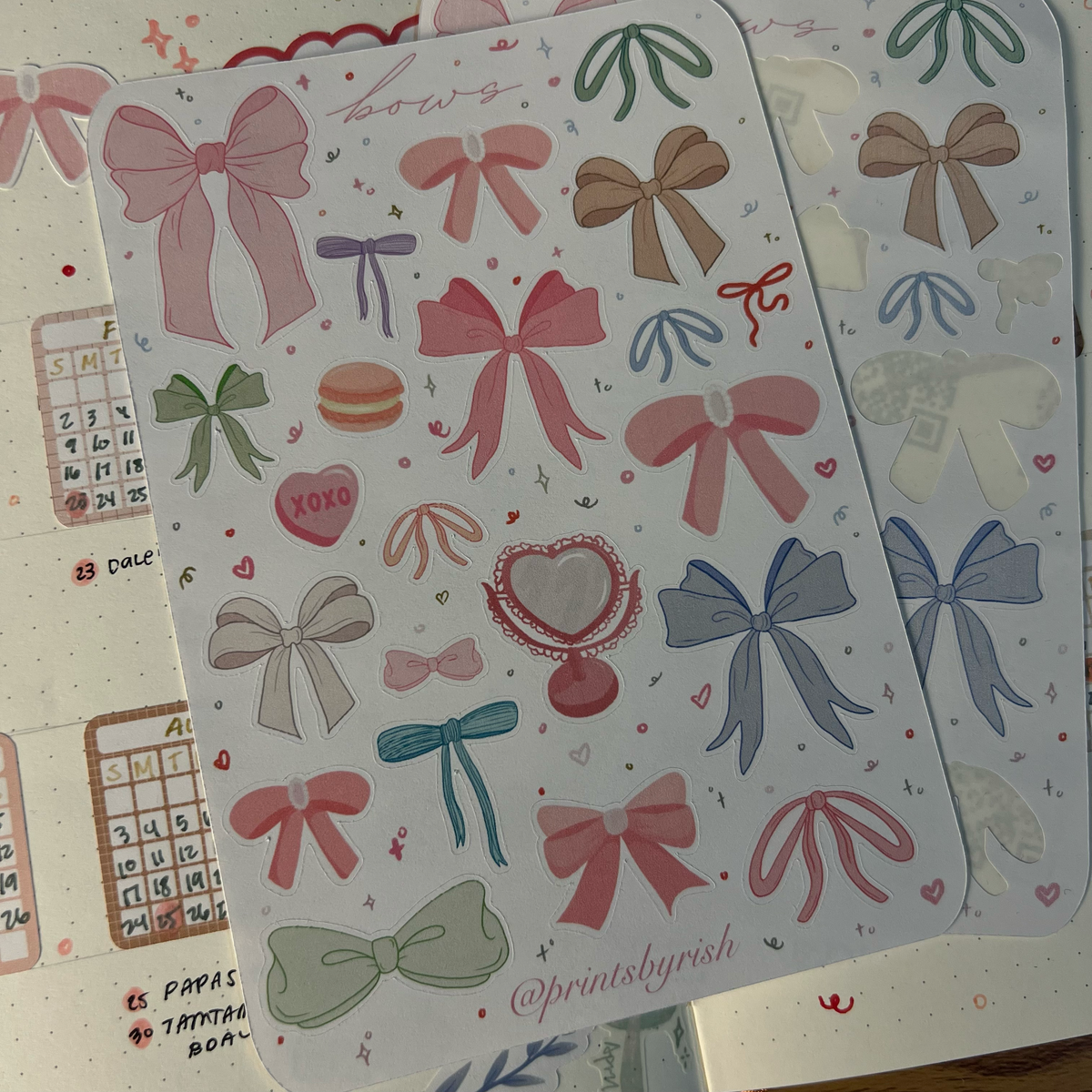 Bows Sticker Sheet