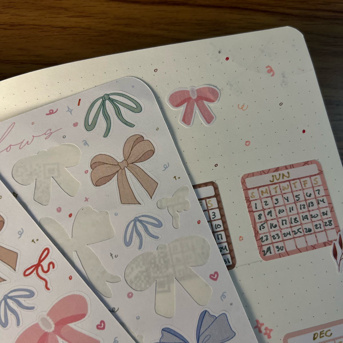 Bows Sticker Sheet