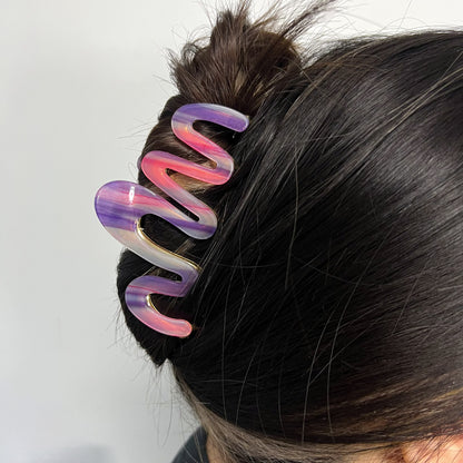 River Hair Claw in Orchid