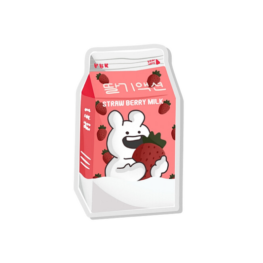 Strawberry Milk Acrylic Pin