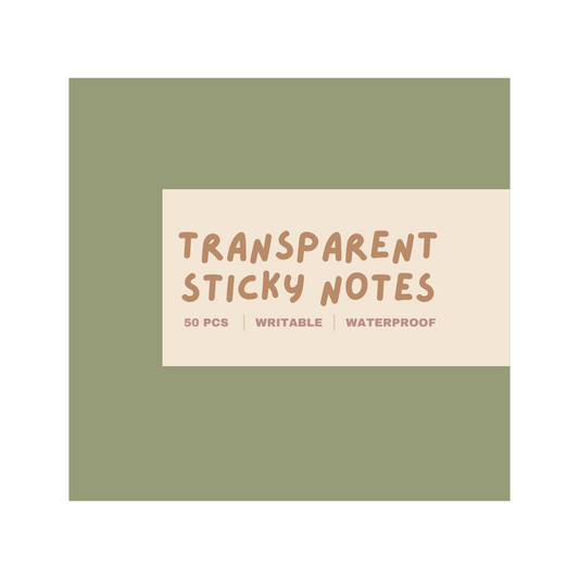 Transparent Sticky Notes - SAGE