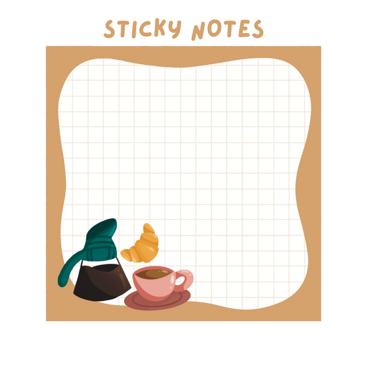 Coffee Break Sticky Notes