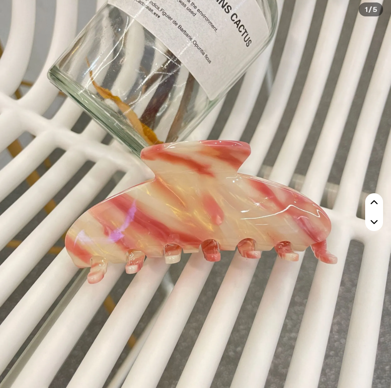 Celeste Hair Claw in Rosa