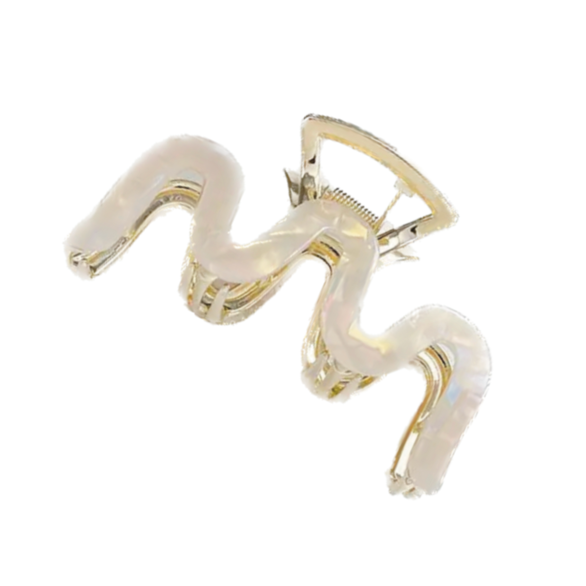 River Hair Claw in Iris