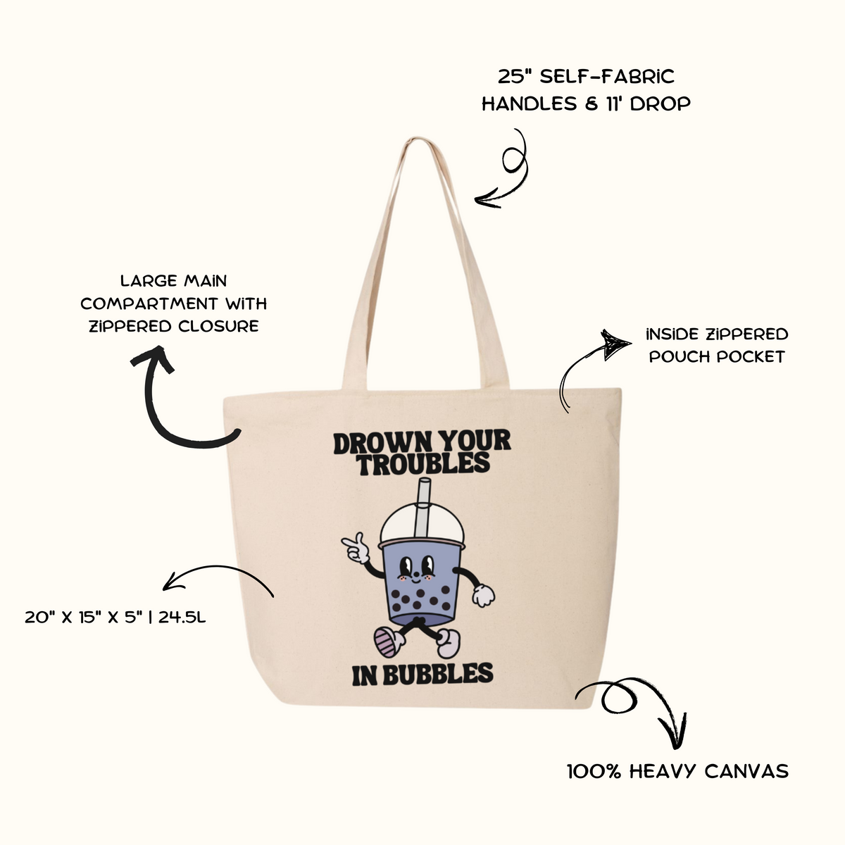 Boba Tote Bag