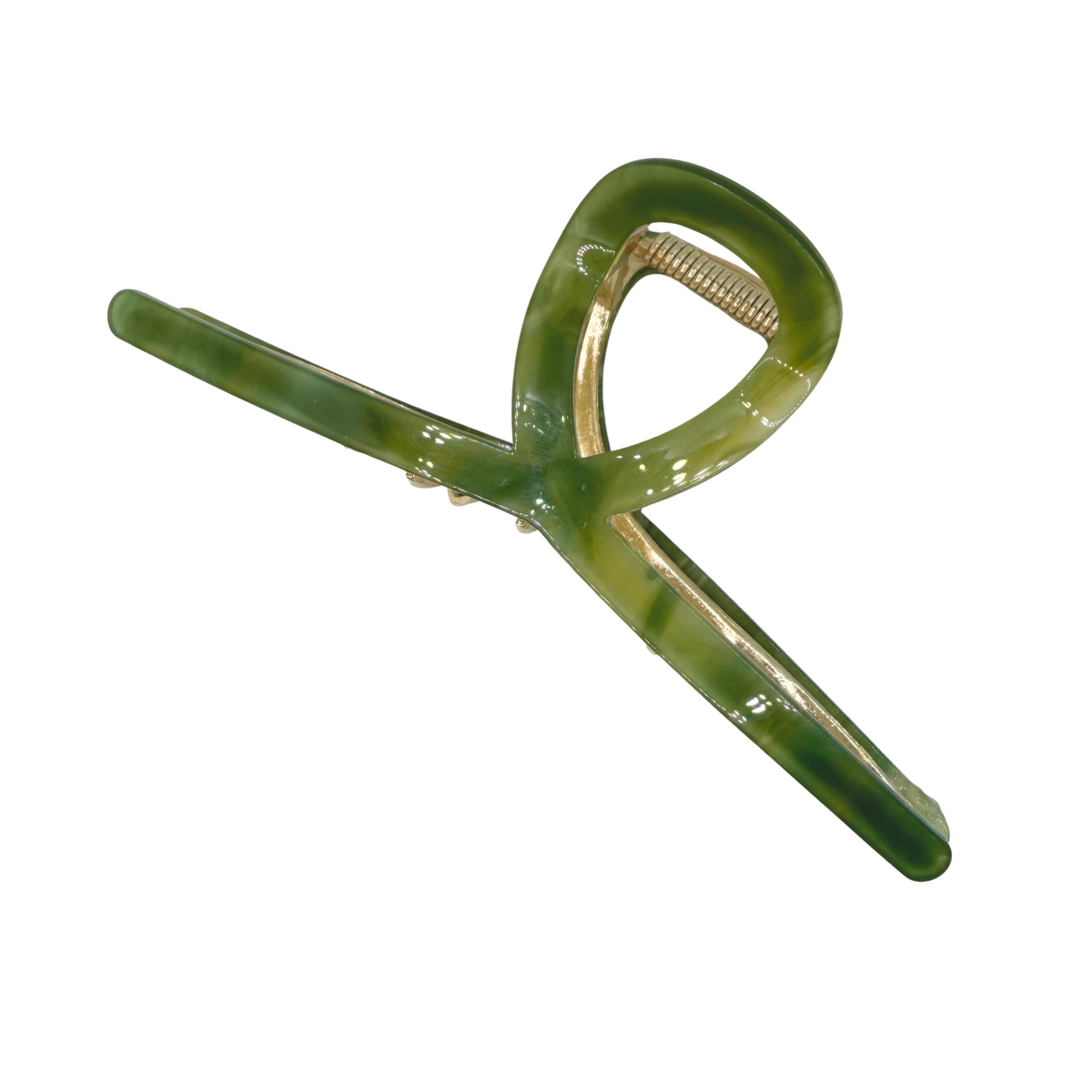 Lulu XL Hair Claw in Sage