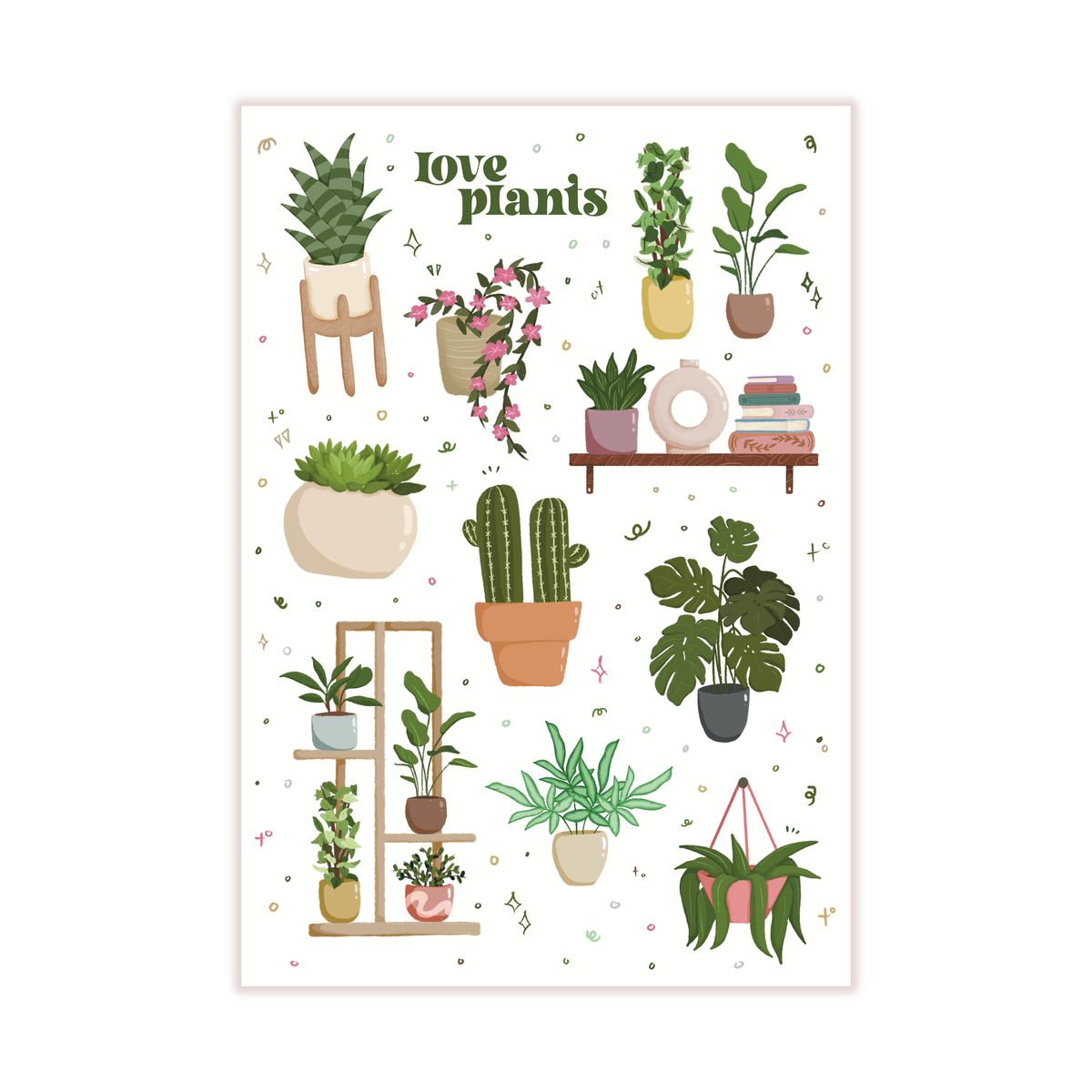 Love Plants Sticker Sheet