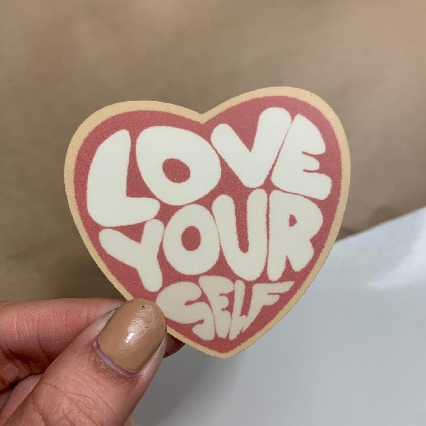 Love Yourself Die Cut Sticker