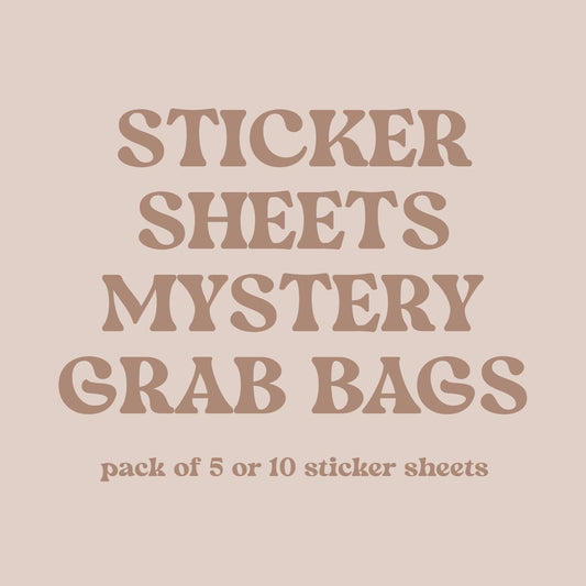 Sticker Sheets Mystery Bag