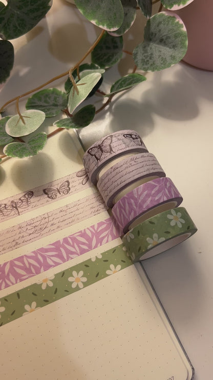 Lavender Vines Washi Tape