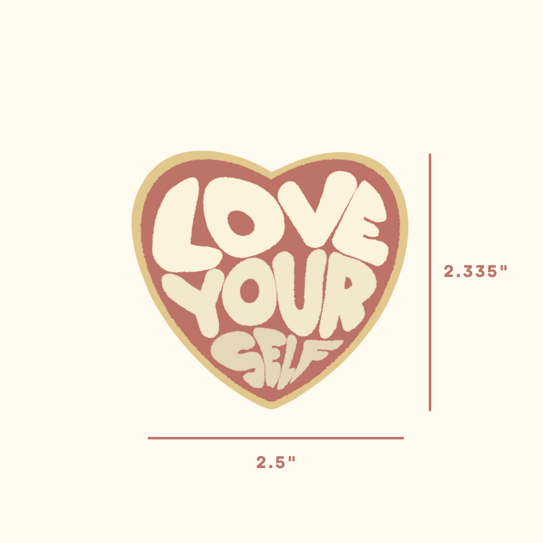 Love Yourself Vinyl Sticker