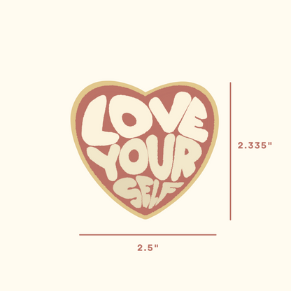 Love Yourself Vinyl Sticker