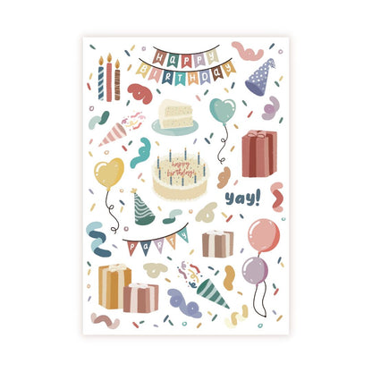Happy Birthday Sticker Sheet