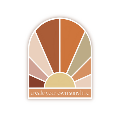 Create Your Own Sunshine Vinyl Sticker