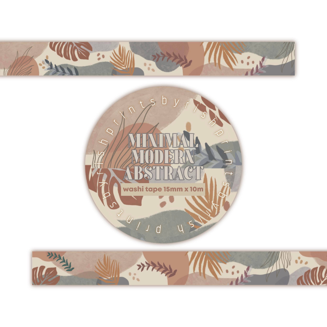 Minimal Modern Abstract Washi Tape - Style 1