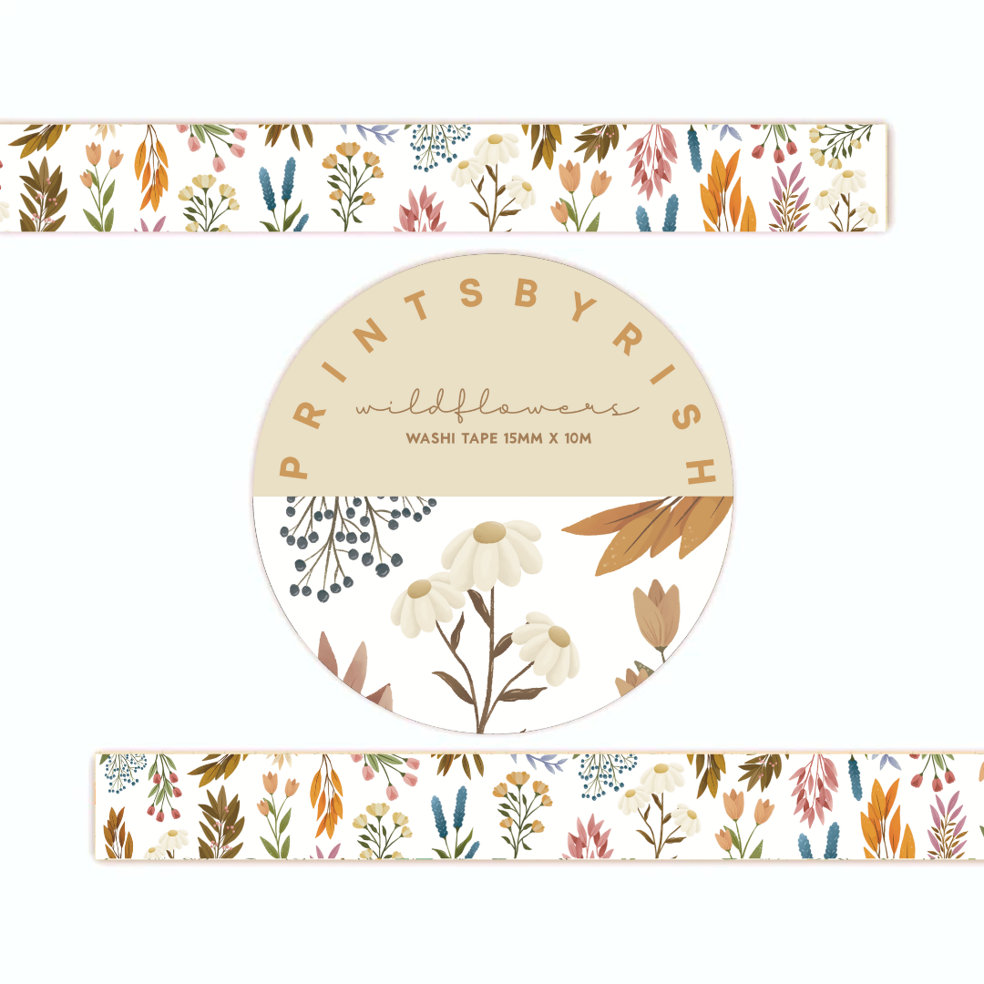 Wildflowers Washi Tape