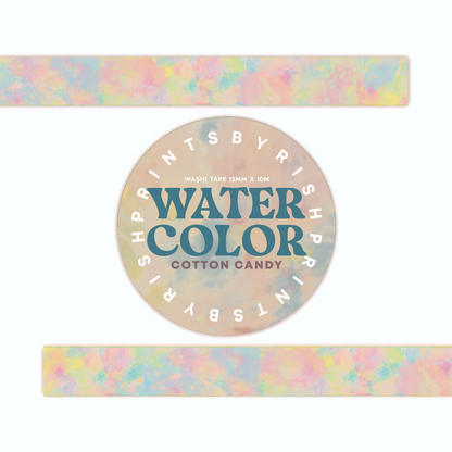 Watercolor COTTON CANDY Washi Tape
