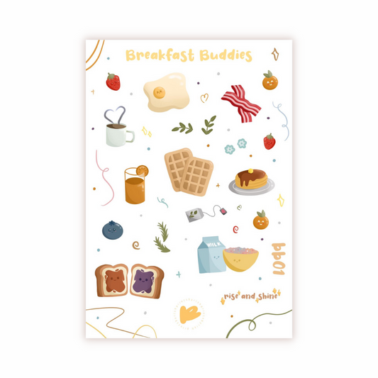 Breakfast Buddies Sticker Sheet