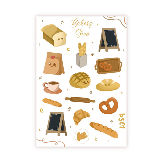 Bakery Shop Sticker Sheet