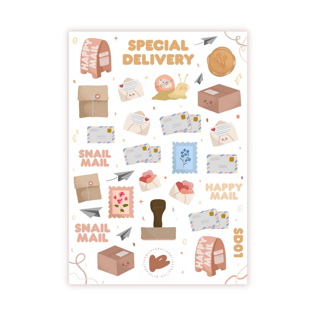 Special Delivery Sticker Sheet