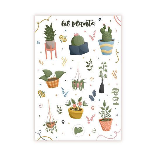 Lil' Plants Sticker Sheet