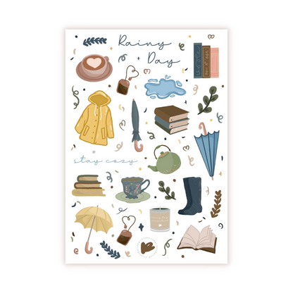 Rainy Days Sticker Sheet