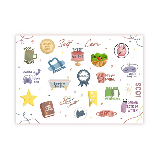 Self Care Sticker Sheet