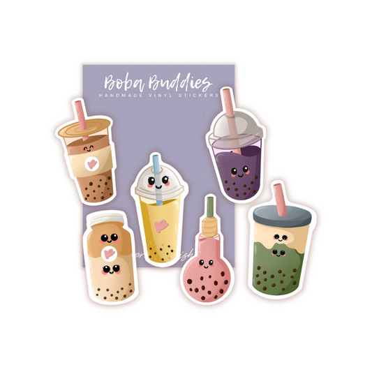 Boba Buddies Sticker Pack