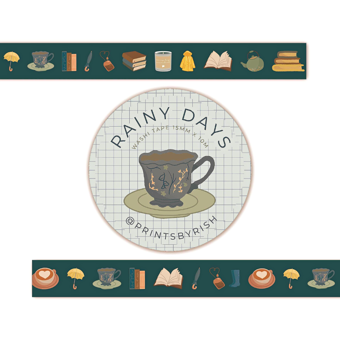 Rainy Days Washi Tape
