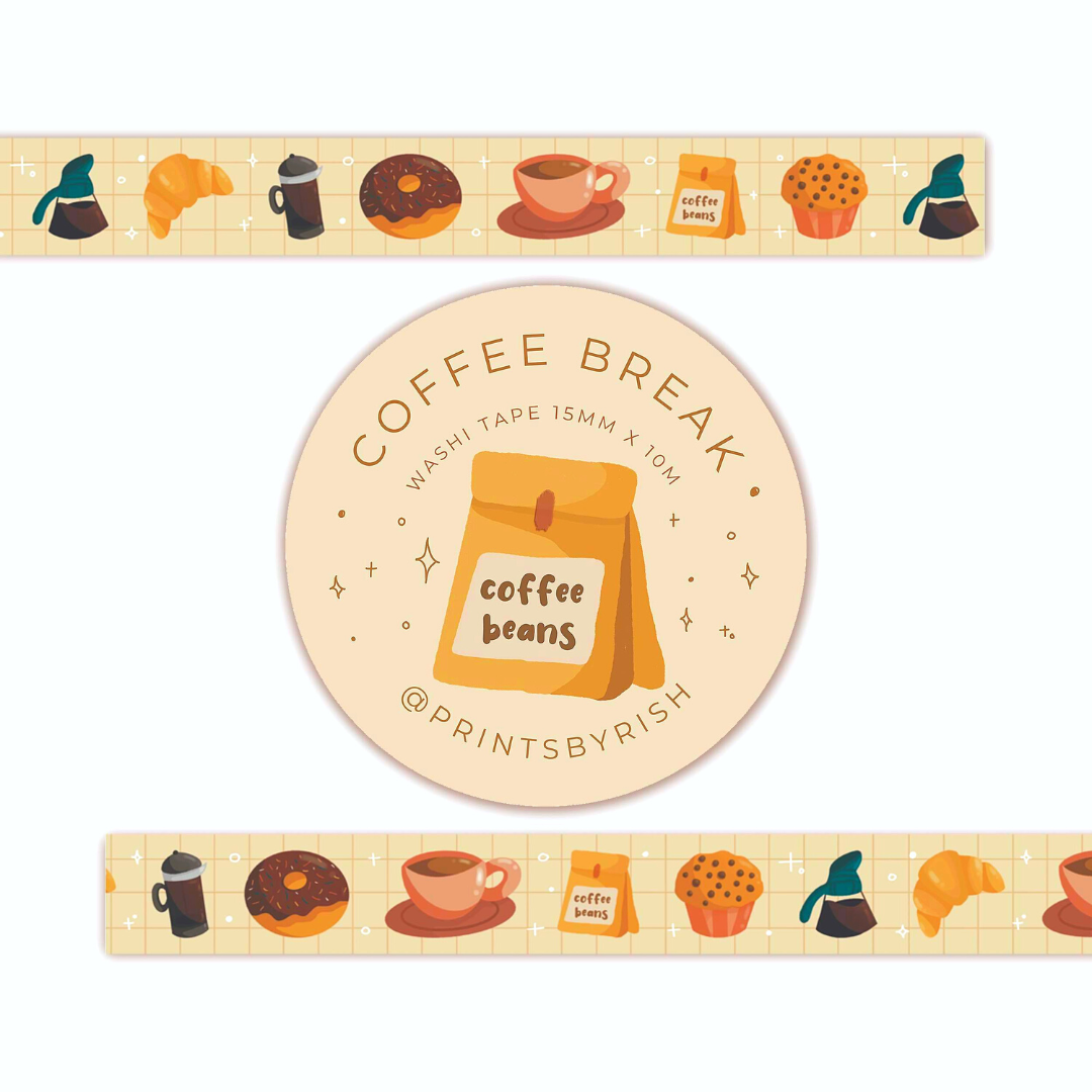 Coffee Break Washi Tape