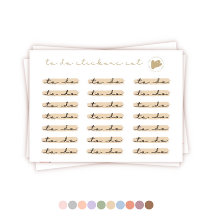 To Do Sticker Sheet