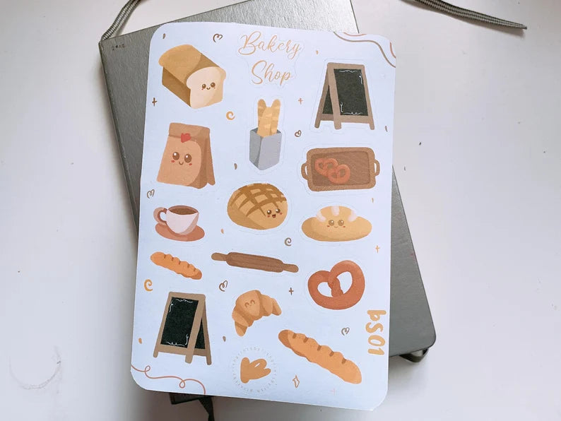 Bakery Shop Sticker Sheet
