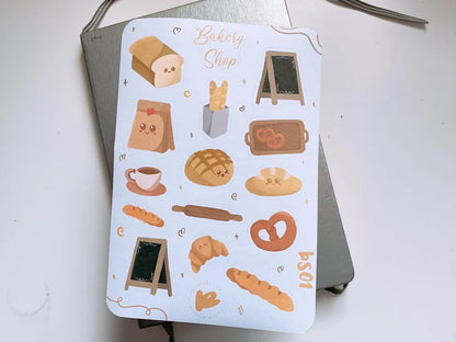 Bakery Shop Sticker Sheet