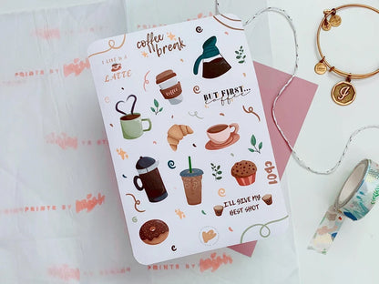 Coffee Break Sticker Sheet