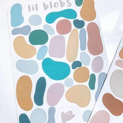 Lil' Blobs Sticker Sheet - PASTELS