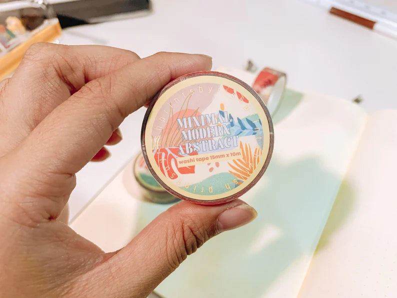 Minimal Modern Abstract Washi Tape - Style 1