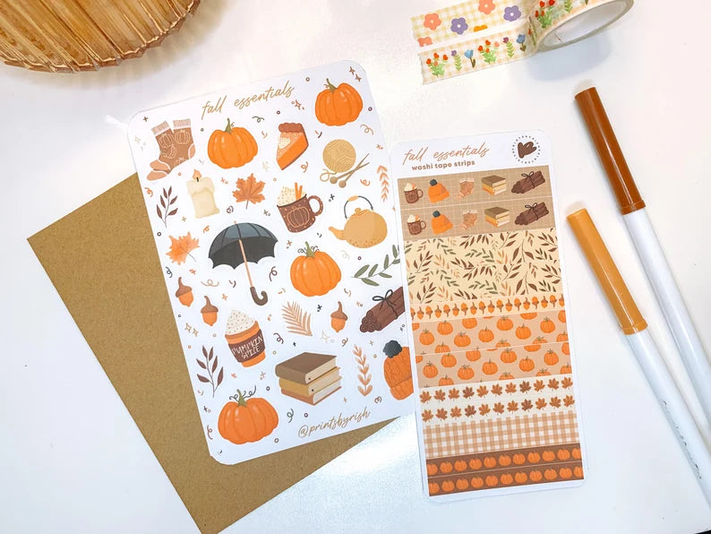Fall Essentials Sticker Sheets