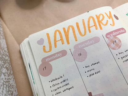 Weekly Planner Set Sticker Sheet - NEUTRALS