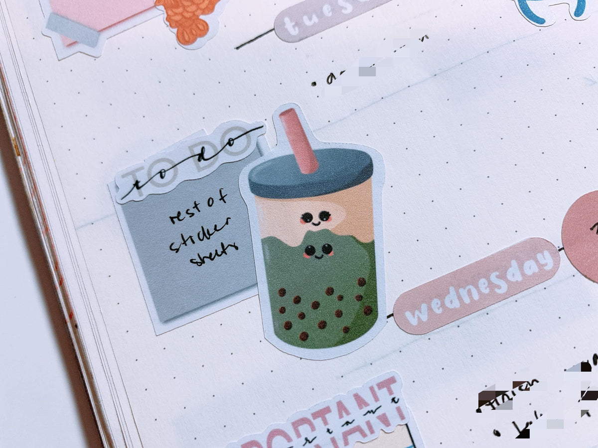 Lil' Boba Buddies Sticker Sheet