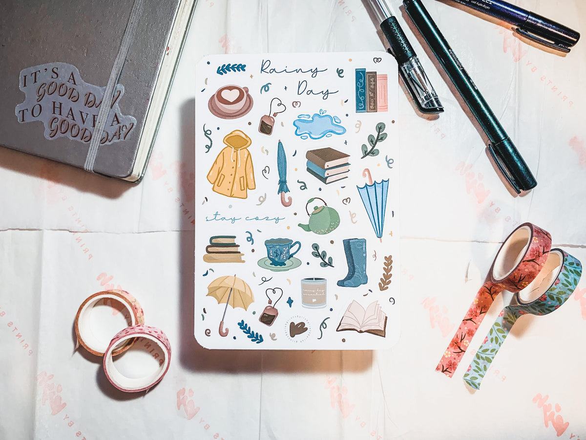 Rainy Days Sticker Sheet