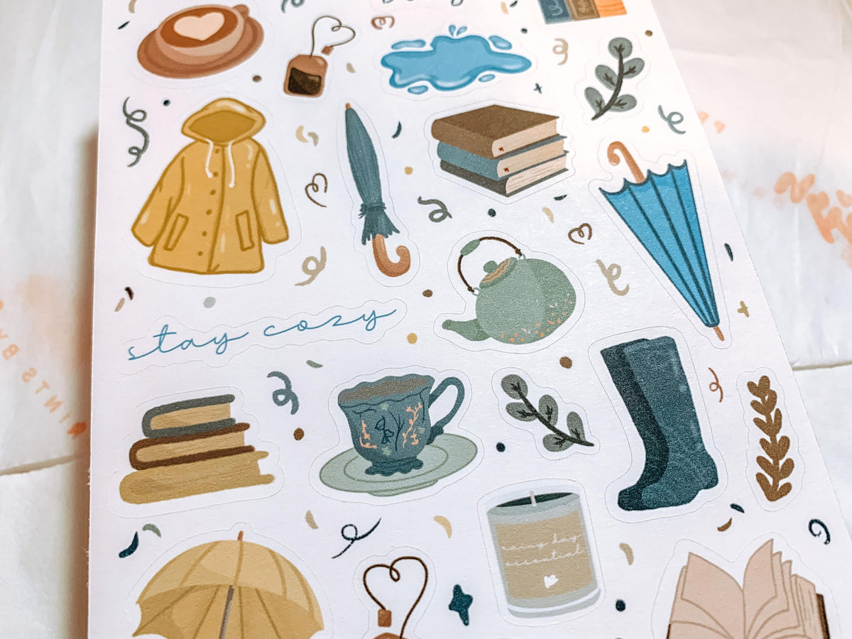 Rainy Days Sticker Sheet