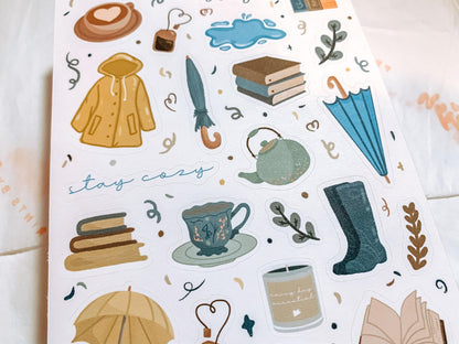 Rainy Days Sticker Sheet