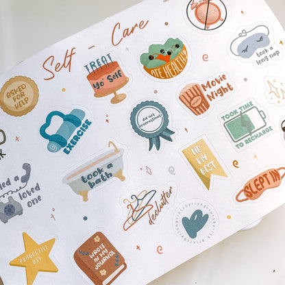 Self Care Sticker Sheet