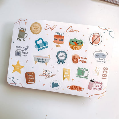 Self Care Sticker Sheet