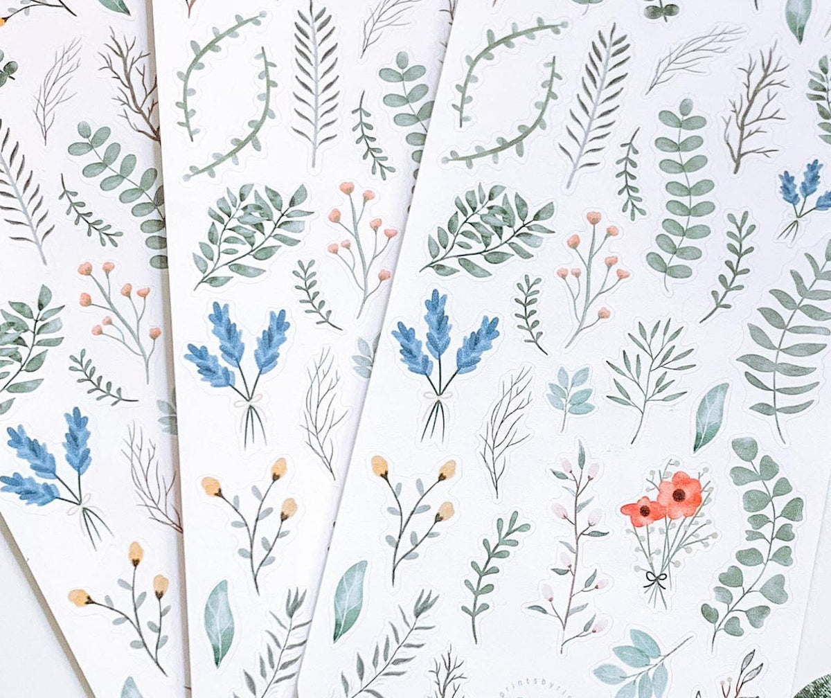Leaves Sticker Sheet