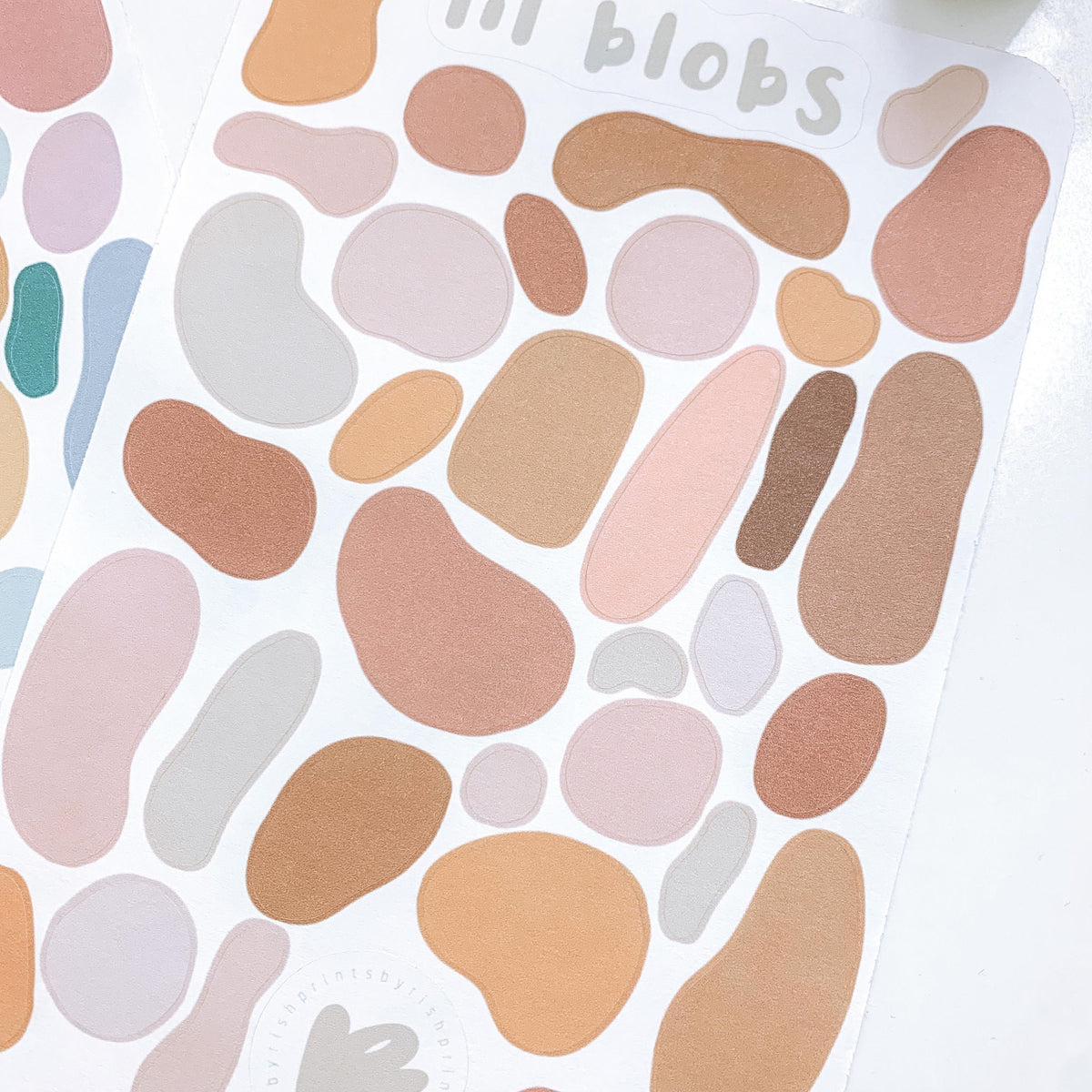 Lil' Blobs Sticker Sheet - NEUTRALS