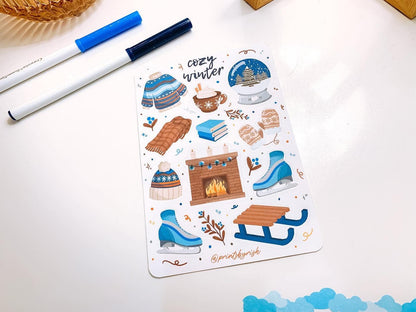 Cozy Winter Sticker Sheets