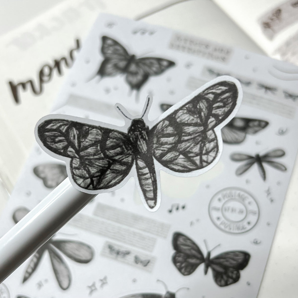 Letters & Butterflies Sticker Sheet